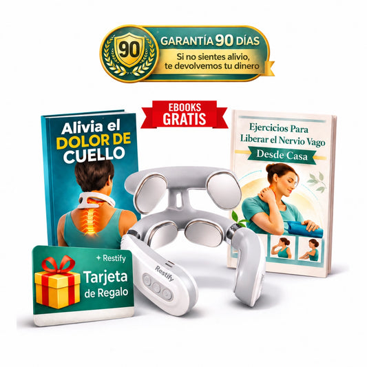 Restify Pro™ - Masaje, Pulsos Eléctricos y Calor Terapéutico